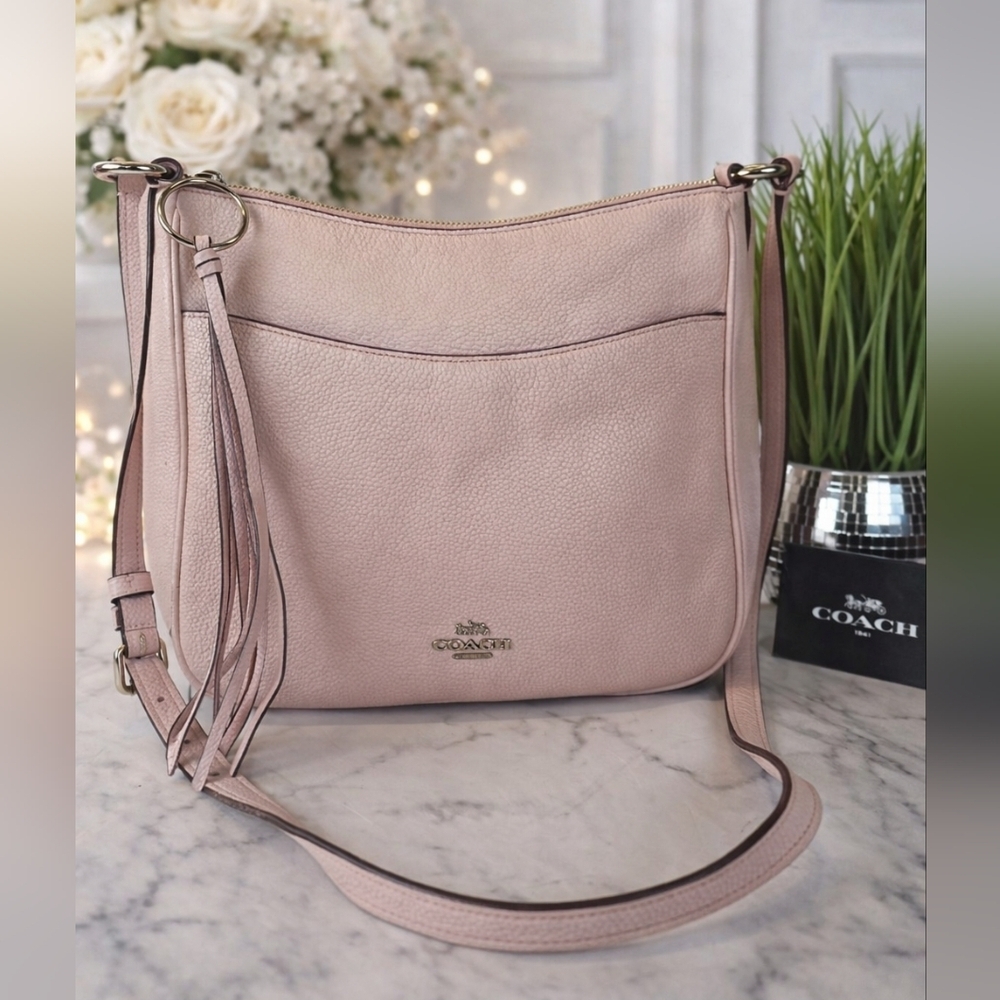 Coach Chaise 35543 Blush Pink Shoulder Crossbody Bag